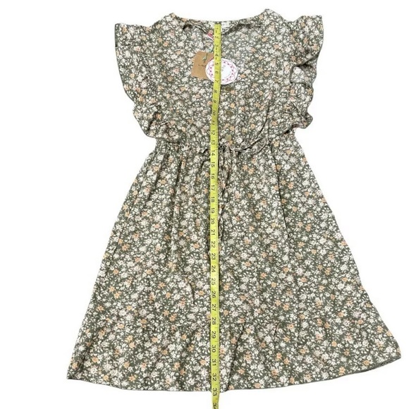 Umgee Ditsy Floral Ruffle Short Dress - Picture 7 of 15